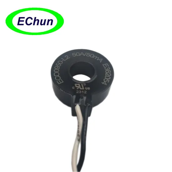 Echun UL-Zertifizierung Mini-Präzisions-Vollkern-Stromwandler Eco09 9-mm-Loch AC 50 A/50 mA zur Energieüberwachung